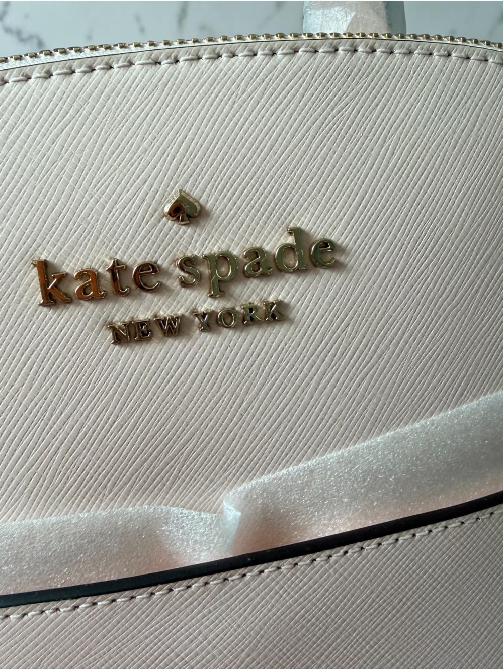 Kate Spade Staci Leather Backpack Purse NWT/NEW Ballet Pink - Picture 8 of 10
